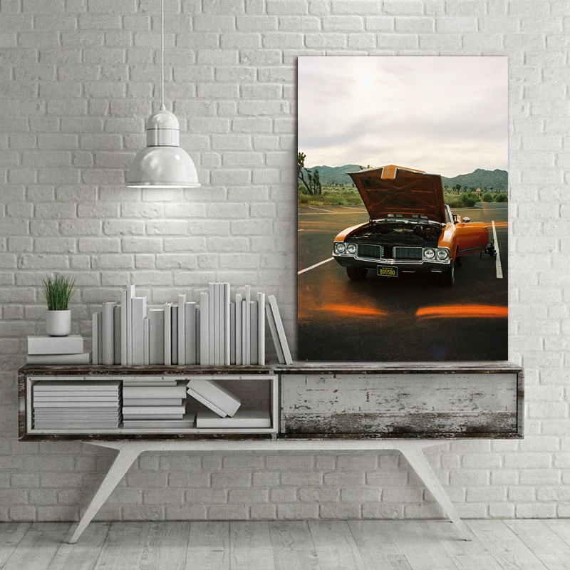 تابلو شاسی طرح ماشین مدل Chevy کد 725