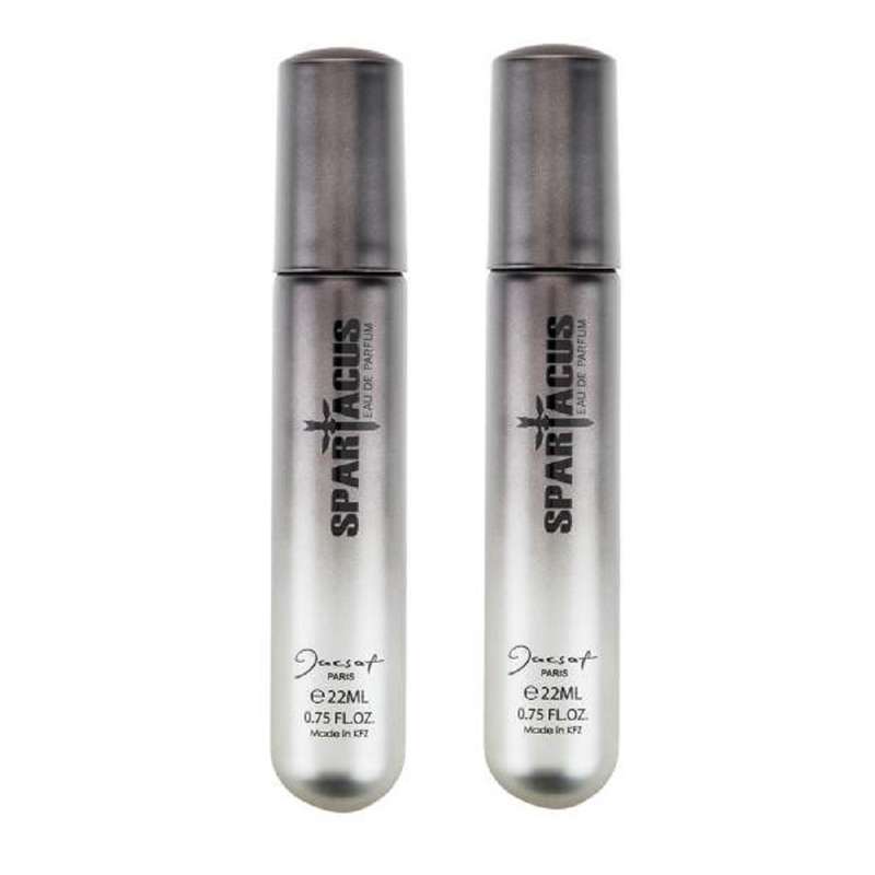 عطر جیبی مردانه ژک ساف مدل اسپارتاکوس حجم 22 میلی لیتر بسته 2 عددی