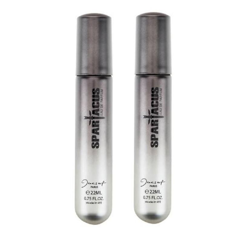 عطر جیبی مردانه ژک ساف مدل اسپارتاکوس حجم 22 میلی لیتر بسته 2 عددی