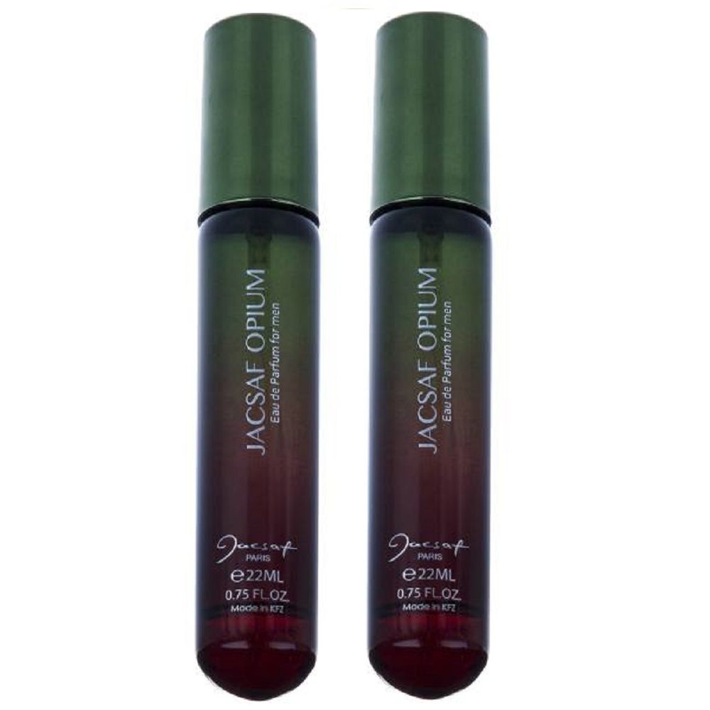 عطر جیبی مردانه ژک ساف مدل Opium حجم 22 میلی لیتر بسته 2 عددی -  - 4