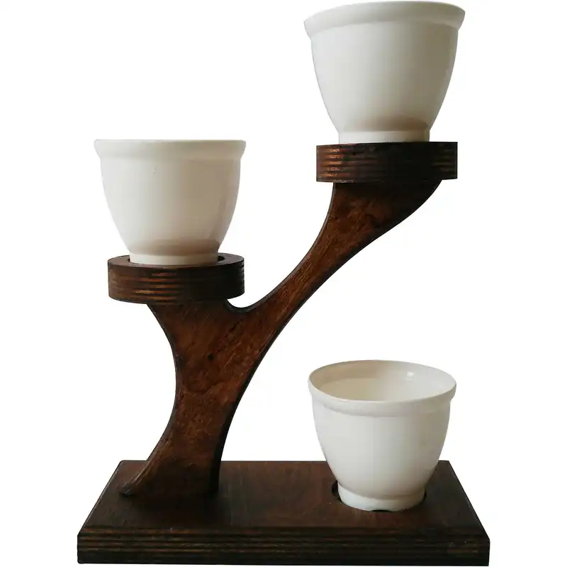 پایه گلدان طرح فلورا مدل 01 مجموعه چهار عددی