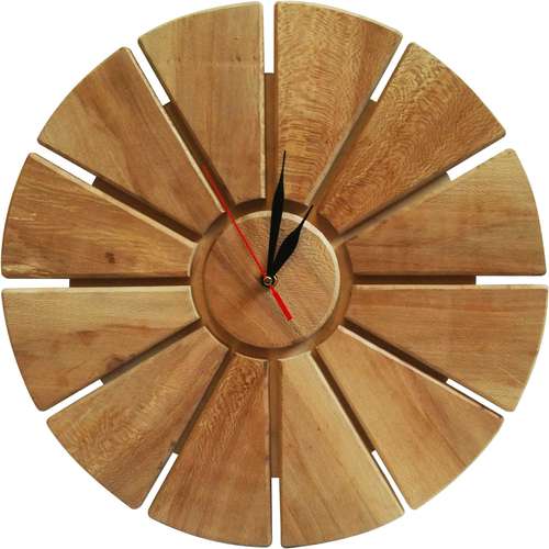 ساعت چوبی طرح لوتوس مدل 002