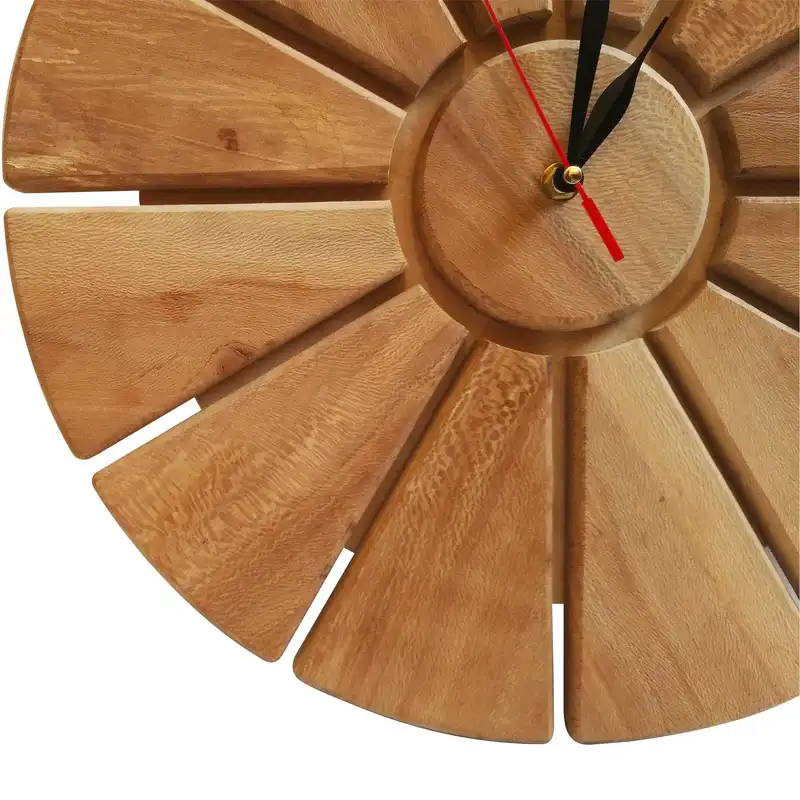 ساعت چوبی طرح لوتوس مدل 002