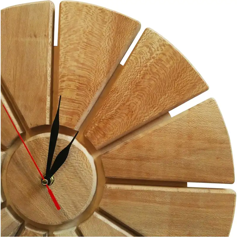 ساعت چوبی طرح لوتوس مدل 002