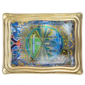 سینی برنجی مدل TL-006