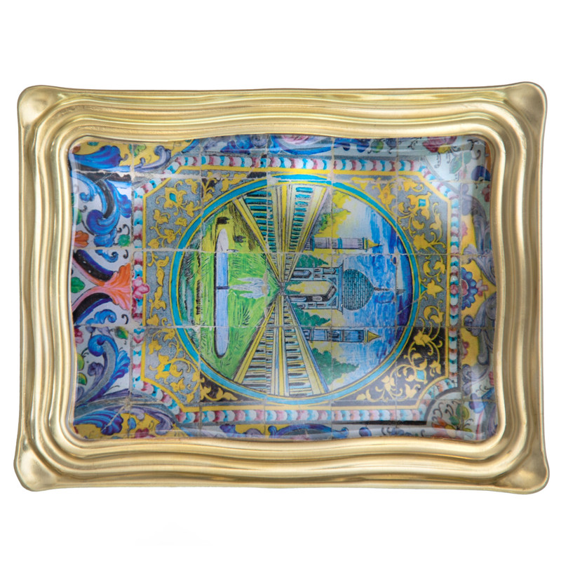سینی برنجی مدل TL-006