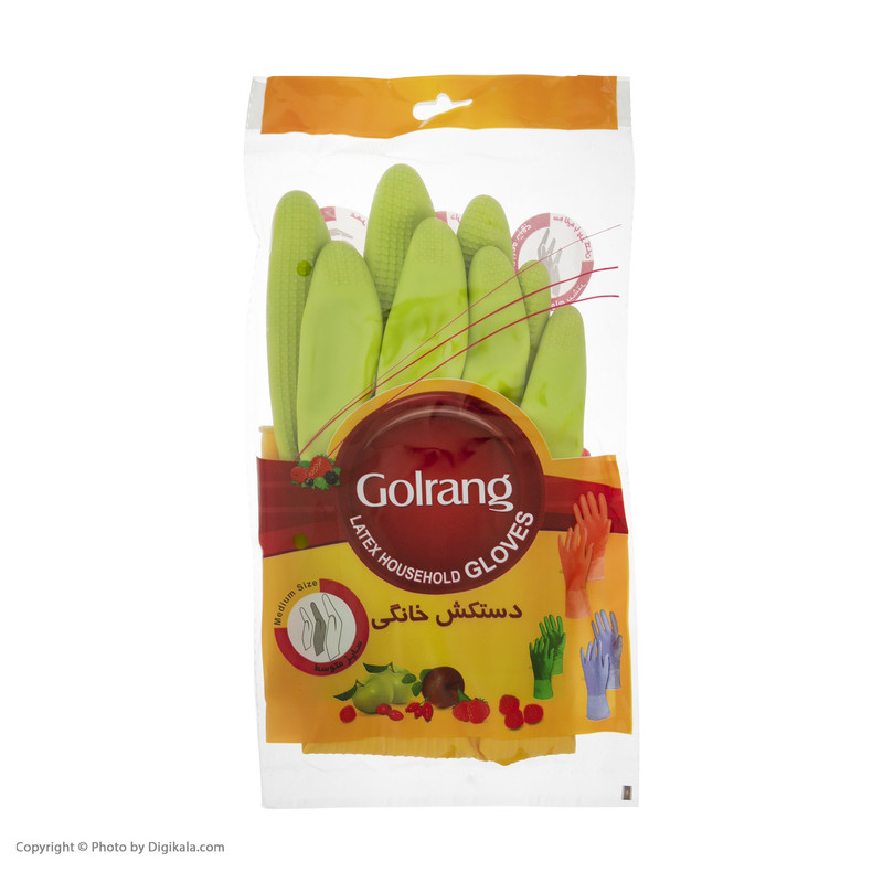 دستکش آشپزخانه گلرنگ کد 5100136 سایز M