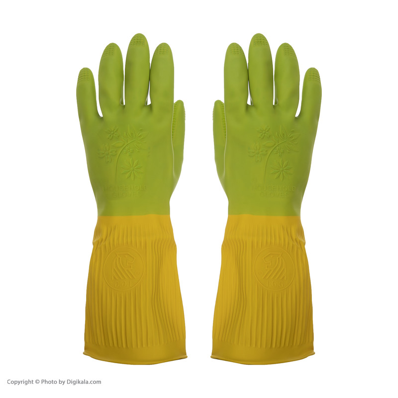 دستکش آشپزخانه گلرنگ کد 5100136 سایز M