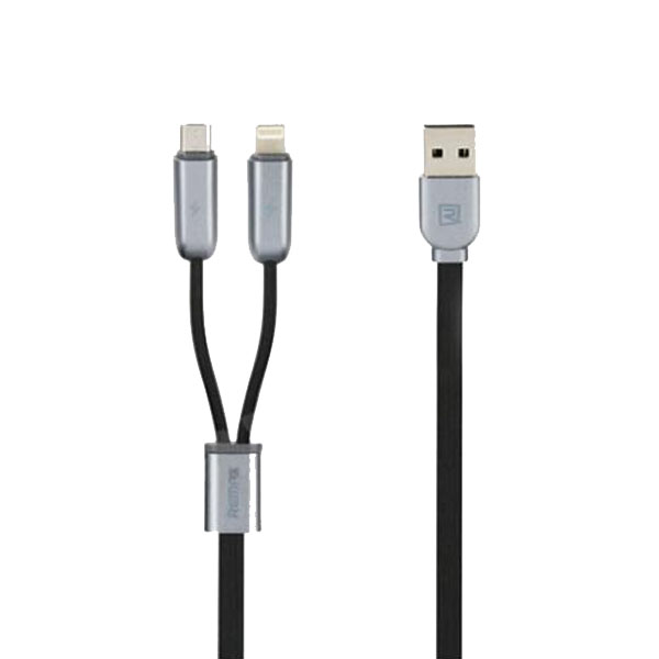 کابل تبدیل USB به microUSB/لایتنینگ  ریمکس مدل RC-025T طول 1.5 متر