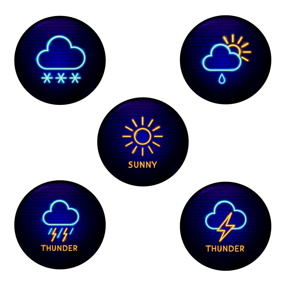 پیکسل طرح آب و هوا کد 32 مجموعه 5 عددی