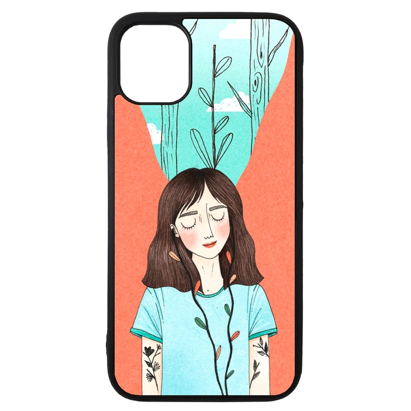 کاور طرح دختر کد 11050646 مناسب برای گوشی موبایل اپل iphone 11