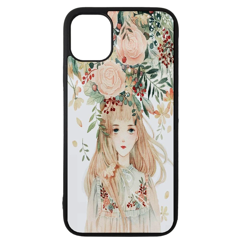 کاور طرح دختر کد 11050646 مناسب برای گوشی موبایل اپل iphone 11