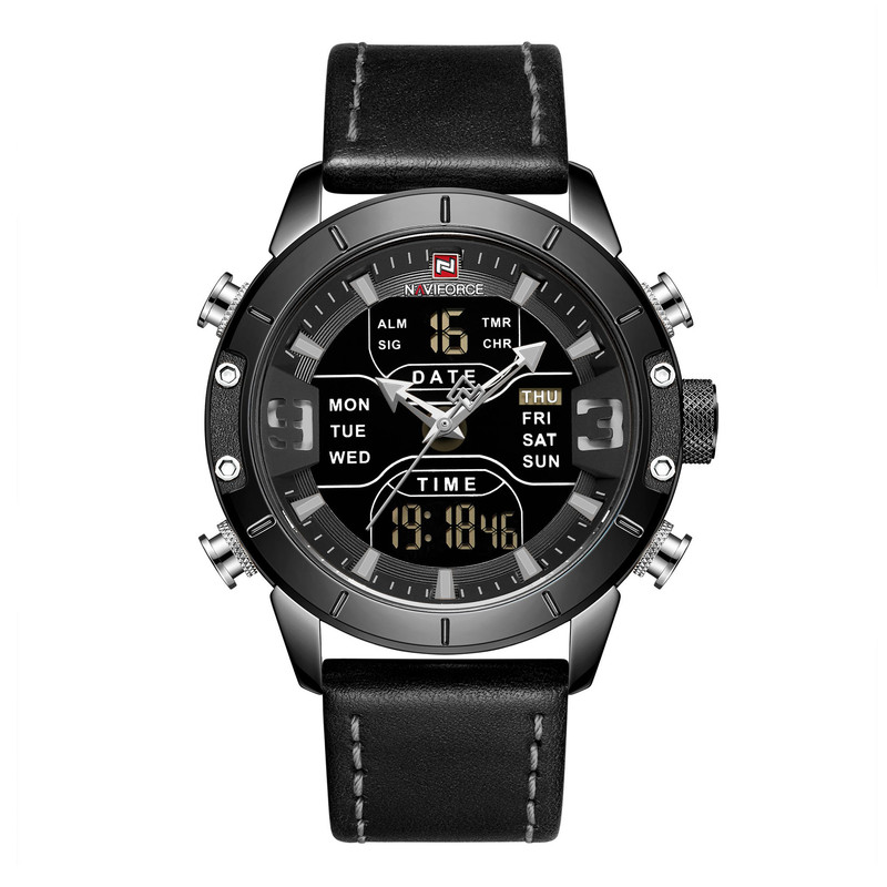 ساعت مچی عقربه ای مردانه نیوی فورس مدل NF9153 LBGYB