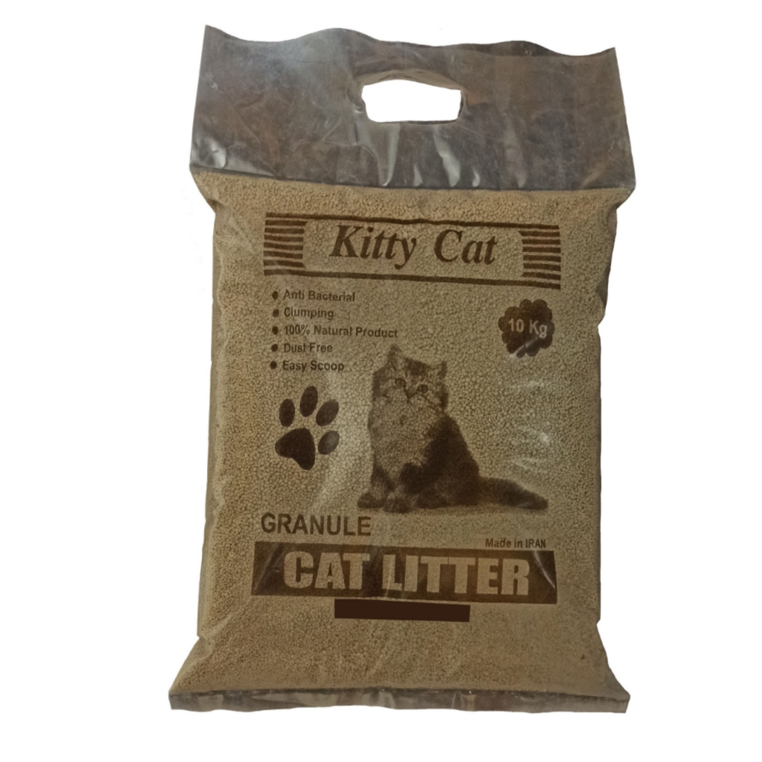 نقد و بررسی خاک بستر گربه کیتی کت مدل kity_10 وزن 10 کیلوگرم توسط خریداران