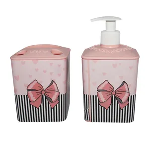 ست سرویس بهداشتی 2 پارچه طرح پاپیون