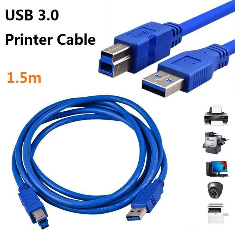 کابل USB پرینتر مدل AB-USB3 طول 1.5 متر 1