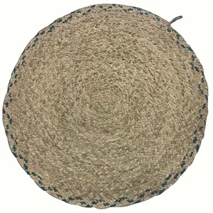 سفره حصیربافی طرح کنار سبز کد۱۰۲