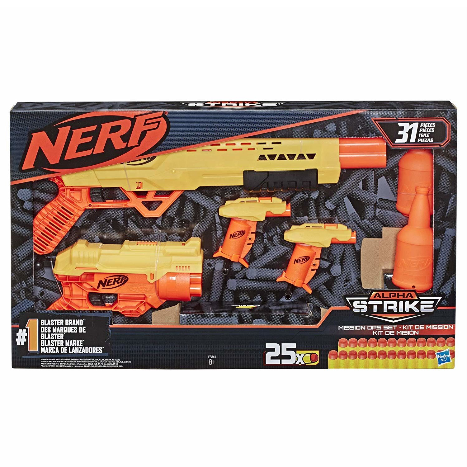 تفنگ هاسبرو مدل Nerf Alpha Strike Mission  E8341EU40