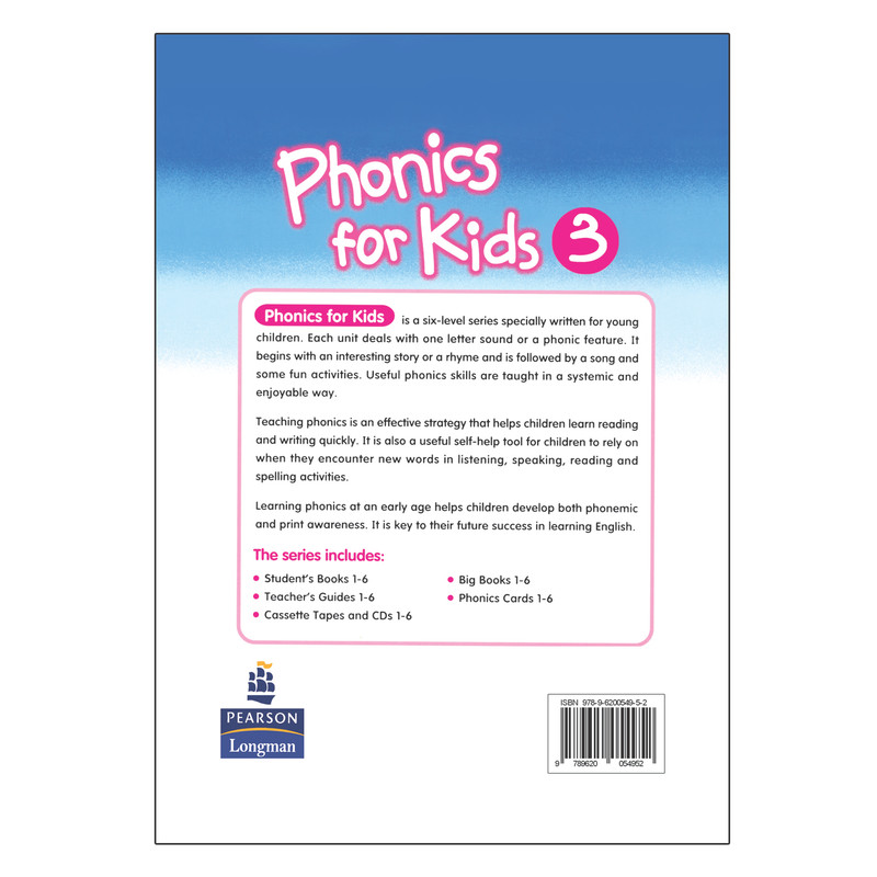 کتاب PHONICS FOR KIDS 3 اثر THOMAS GORDON AND NATHAN SHU انتشارات LONGMAN کتاب PHONICS FOR KIDS 3 اثر THOMAS GORDON AND NATHAN SHU انتشارات LONGMAN