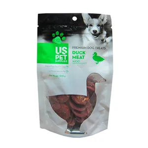 غذای تشویقی سگ یو اس پت مدل Duck Chips وزن 100 گرم