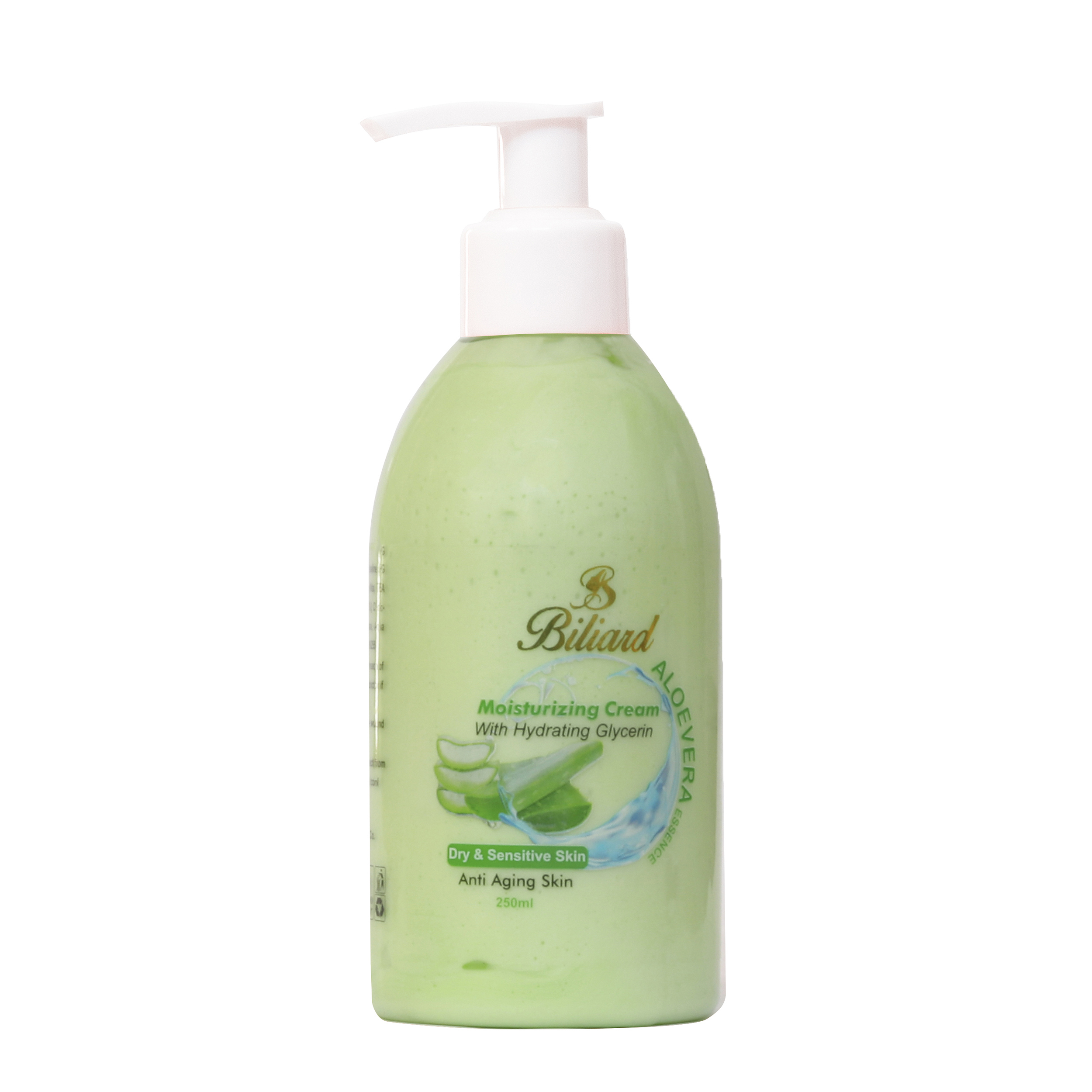 کرم مرطوب کننده بیلیارد مدل Aloe vera حجم 250 میلی لیتر 