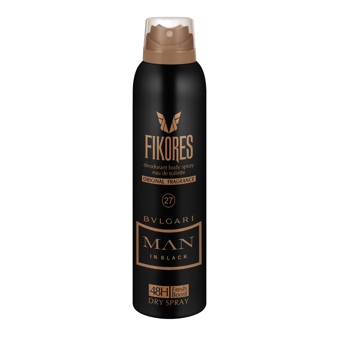 اسپری خوشبو کننده بدن مردانه فیکورس مدل Bvlgari men حجم 200 میلی لیتر