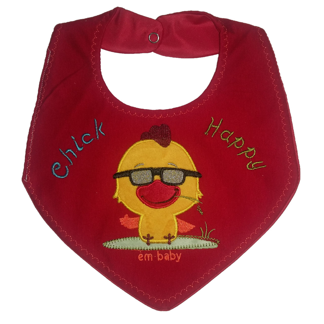 پیش بند نوزاد طرح جوجه کد A002