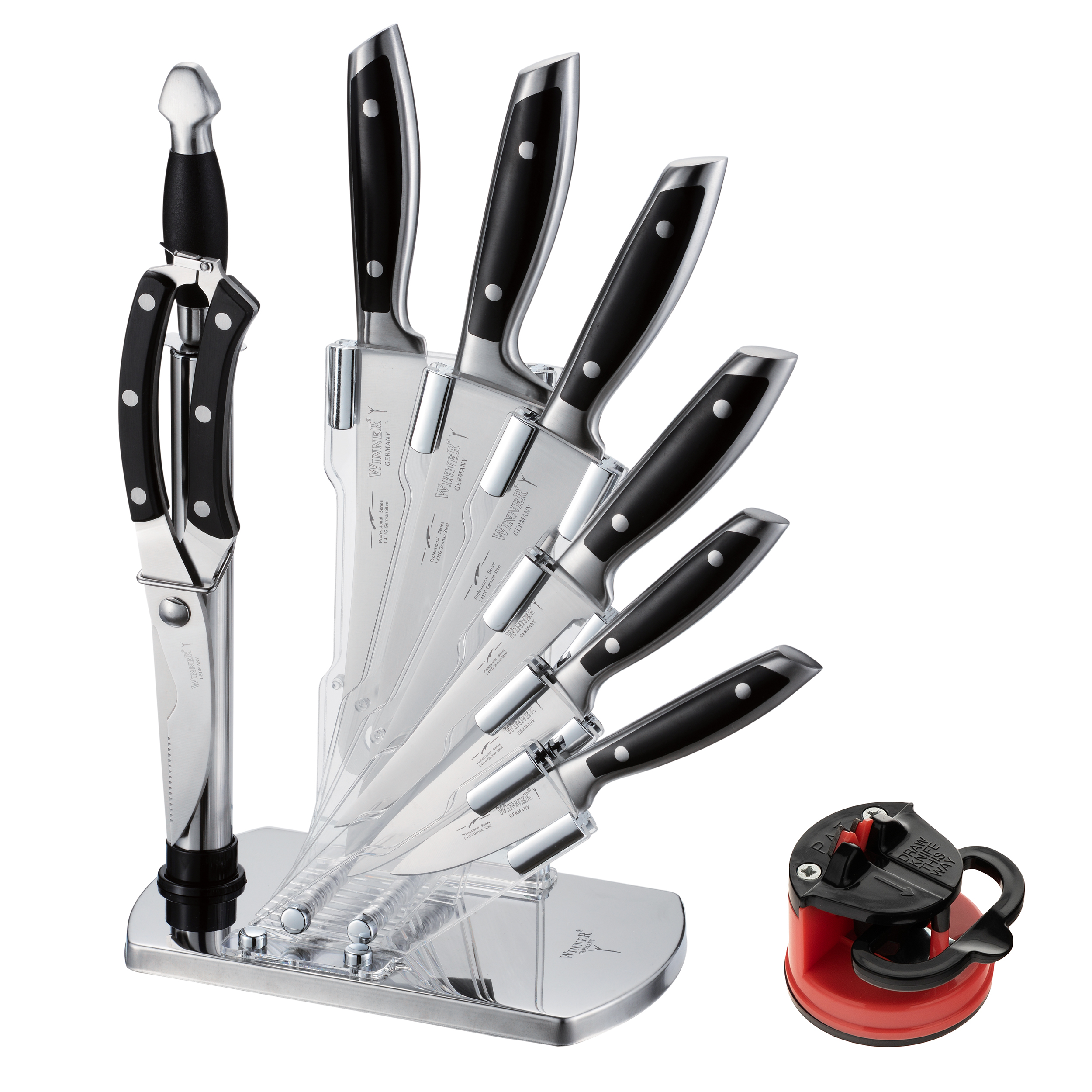 نکته خرید - قیمت روز سرویس چاقو آشپزخانه 10 پارچه وینر کد W7335P به همراه چاقو تیزکن خرید