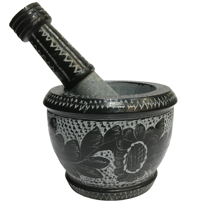 هاون سنگی مدل گلسنگ کد HVB01