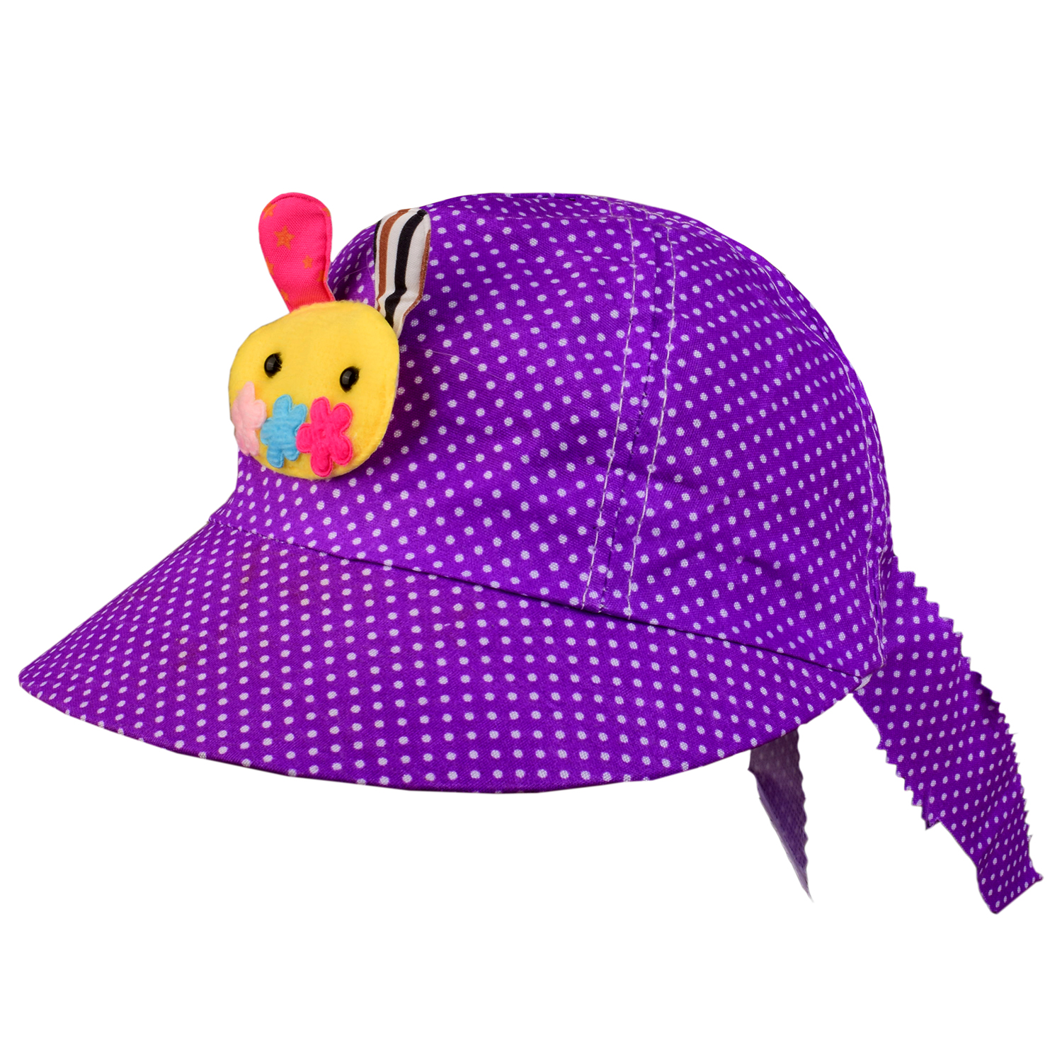 کلاه کپ دخترانه طرح خرگوش کد DB3160