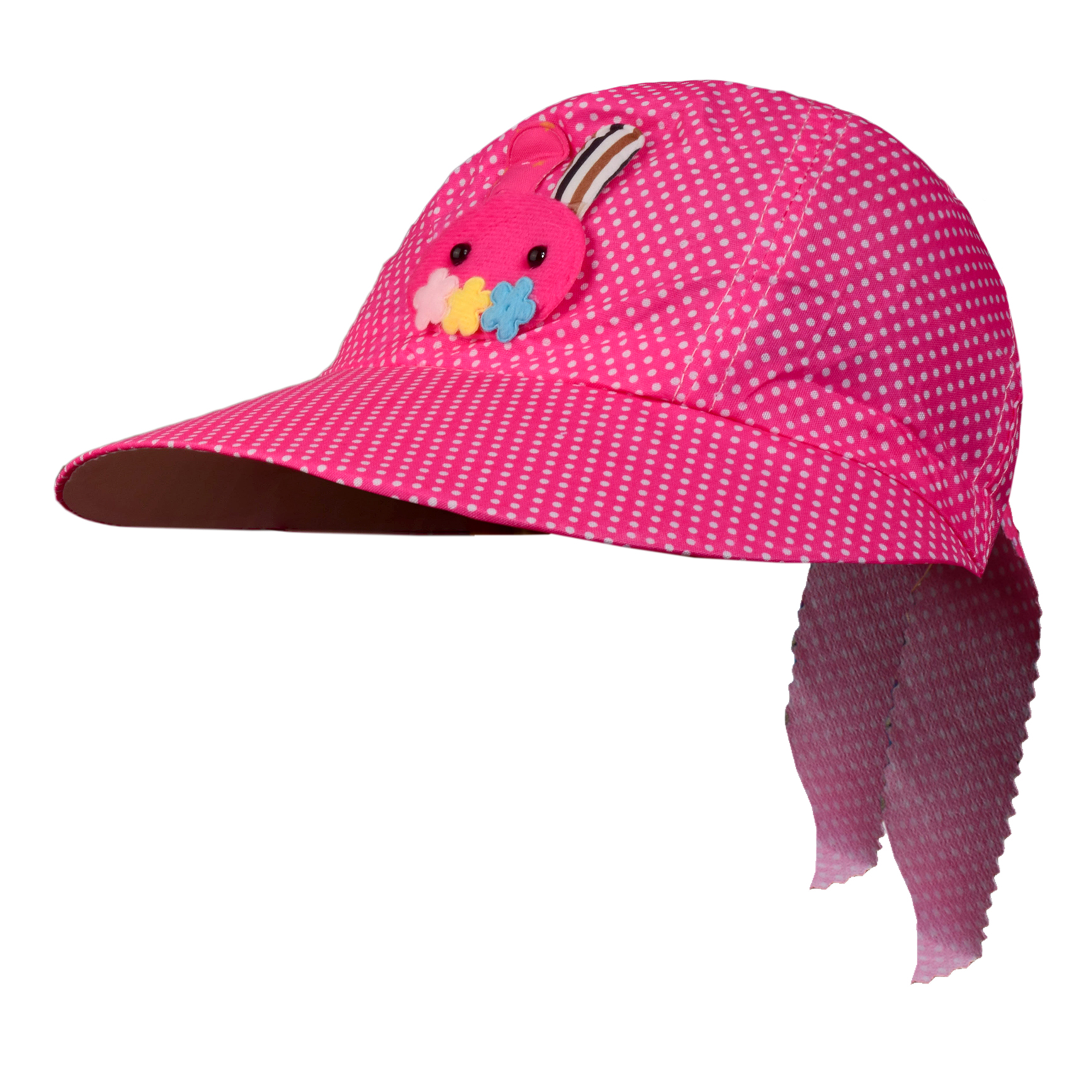 کلاه کپ دخترانه طرح خرگوش کد DS31603