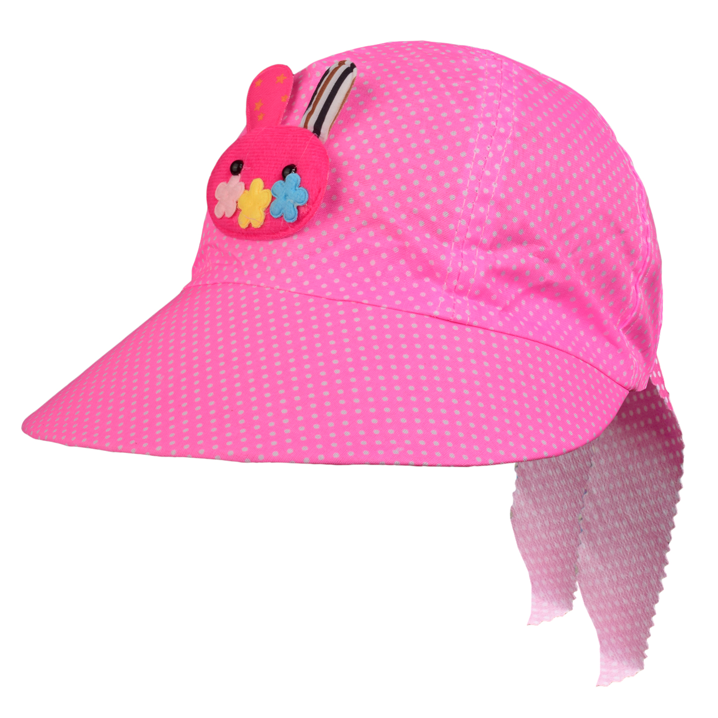 کلاه کپ دخترانه طرح خرگوش کد DS31604