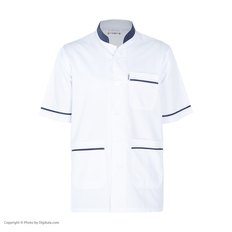 روپوش آشپزی خضراء کد 01 رنگ سفید