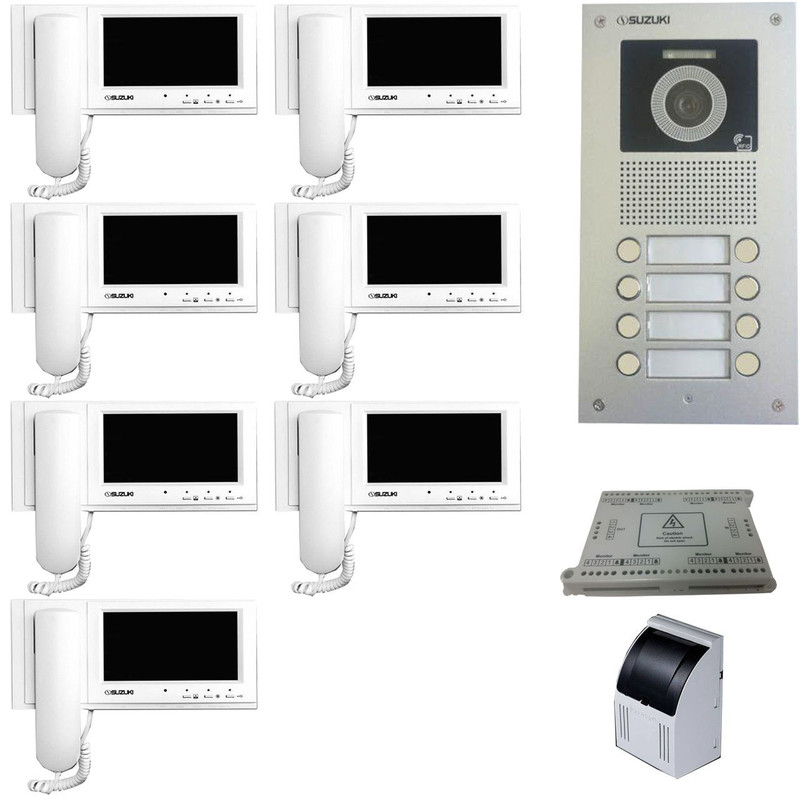 درب بازکن تصویری سوزوکی مدل 725M-7v مجموعه 8 عددی