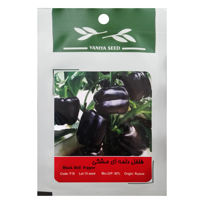 بذر فلفل دلمه مشکی وانیا سید مدل F19