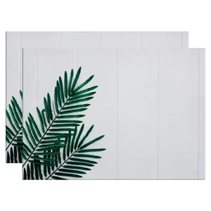 زیربشقابی طرح برگ استوایی کد IDM 244 بسته 2 عددی