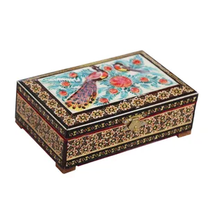 جعبه جواهرات خاتم کاری کد 1010