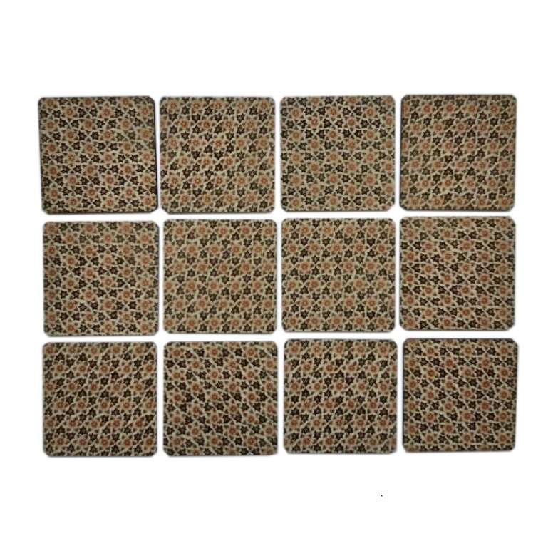 زیر لیوانی طرح خاتم مدل SQ1 بسته 12 عددی زیر لیوانی طرح خاتم مدل SQ1 بسته 12 عددی