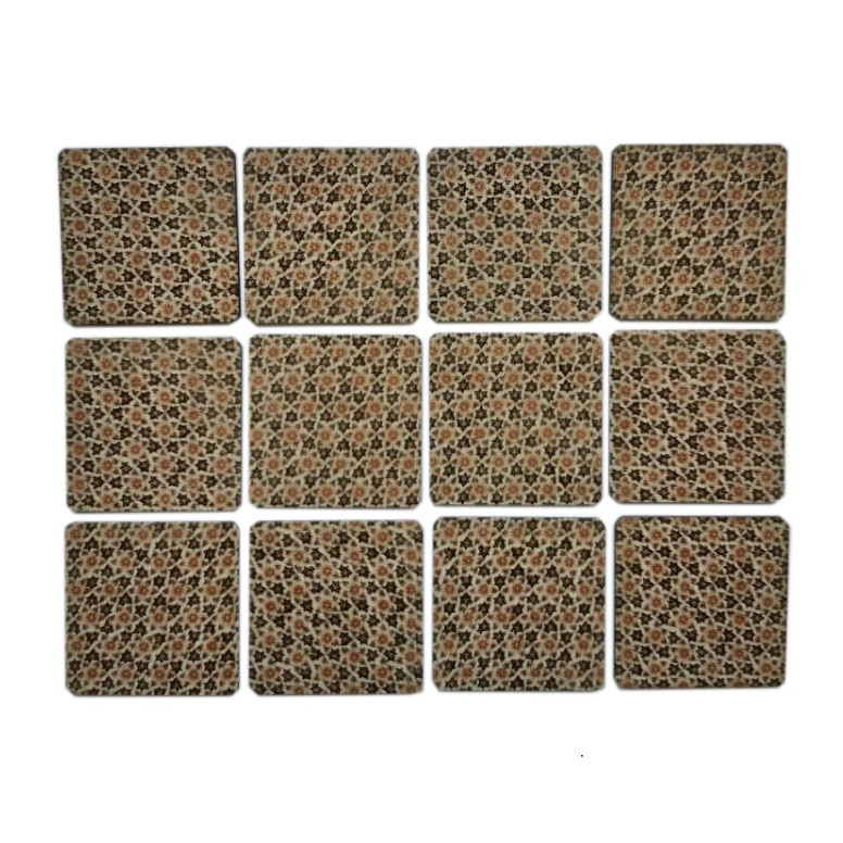 زیر لیوانی طرح خاتم مدل SQ1 بسته 12 عددی زیر لیوانی طرح خاتم مدل SQ1 بسته 12 عددی