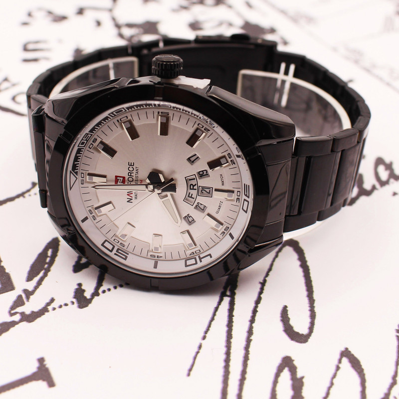 ساعت مچی عقربه ای مردانه نیوی فورس مدل nf9038-bw ساعت مچی عقربه ای مردانه نیوی فورس مدل nf9038-bw