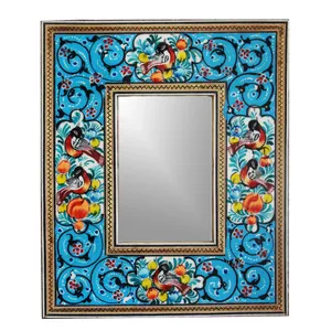 قاب آینه خاتم کاری مدل 1002