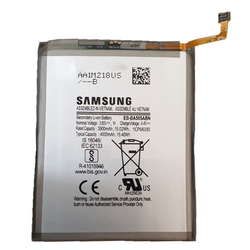 باتری موبایل مدل EB-BA505ABU ظرفیت ۴۰۰۰ میلی آمپر ساعت مناسب برای گوشی سامسونگ Galaxy A50