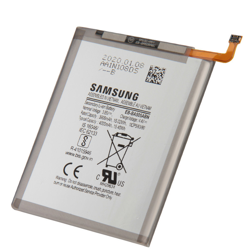 باتری موبایل مدل EB-BA505ABU ظرفیت ۴۰۰۰ میلی آمپر ساعت مناسب برای گوشی سامسونگ Galaxy A50