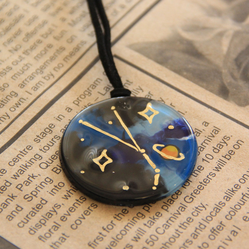 گردنبند دخترانه مدل ماه فروردین کد FG29