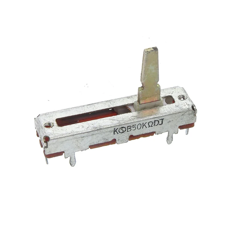 پتانسیومتر 50 کیلو اهم مدل کشویی  کد 123