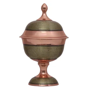 شکلات خوری خاتم کاری مسی کد 1254