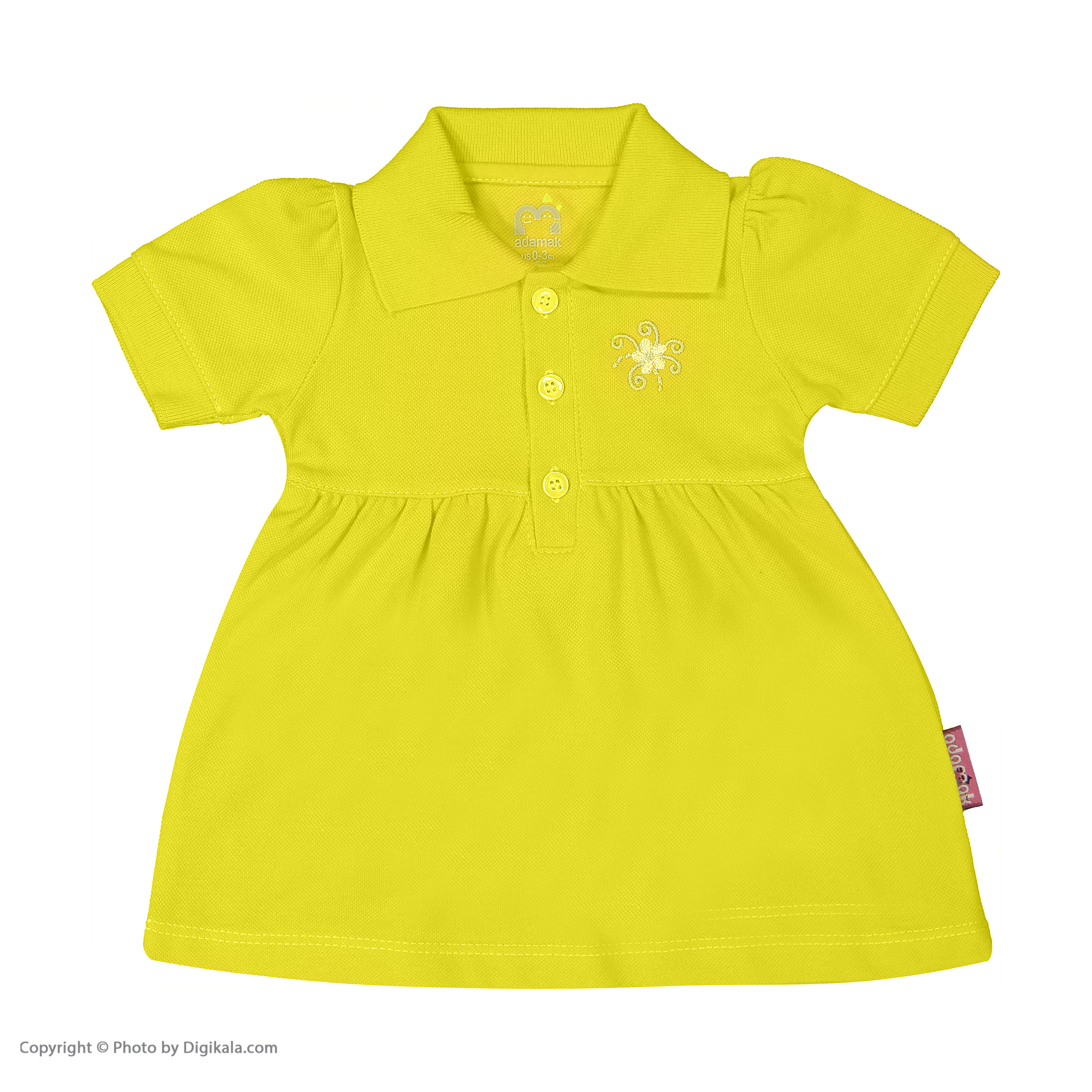 ست پیراهن و شلوارک نوزادی دخترانه آدمک مدل 2171109-19 -  - 3
