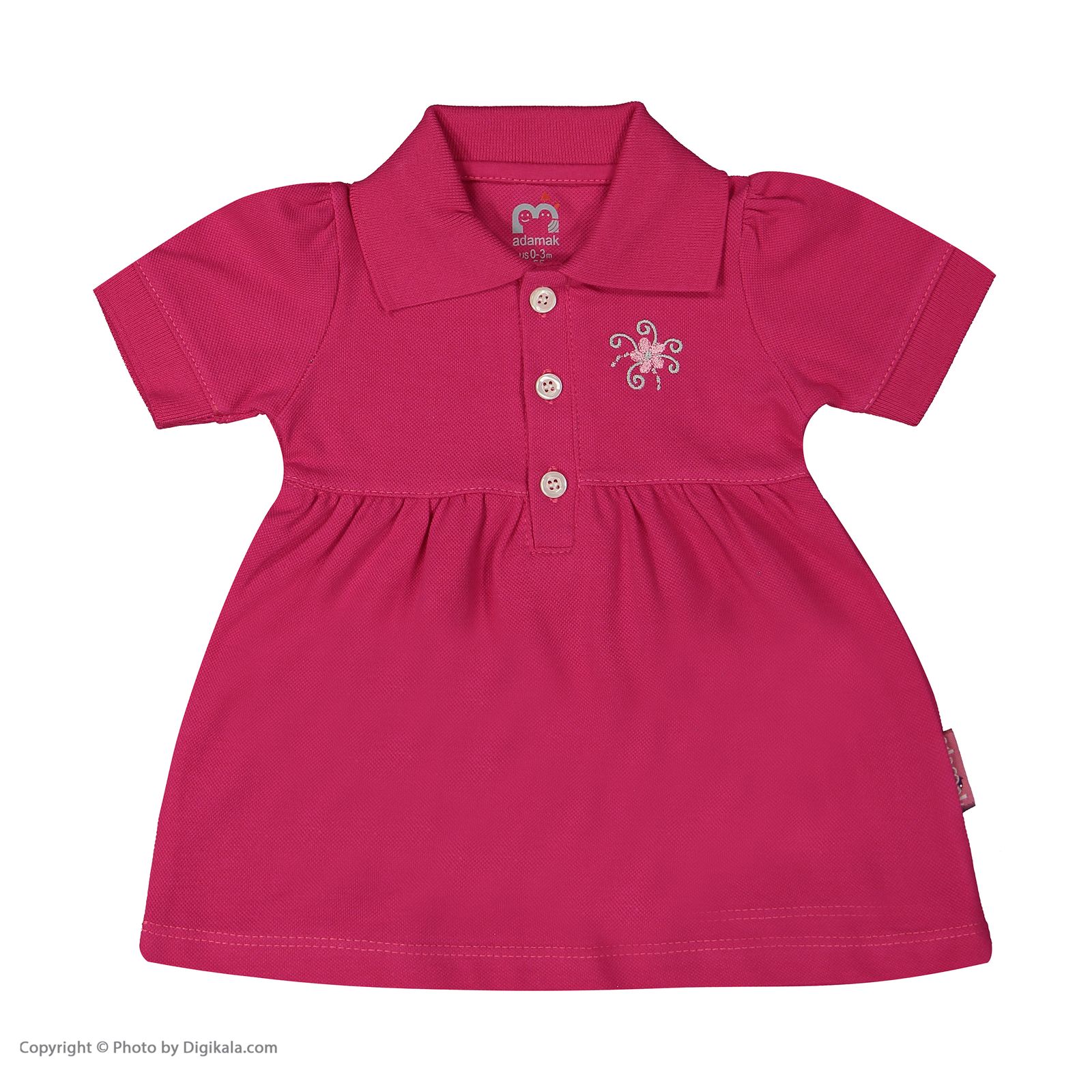 ست پیراهن و شلوارک نوزادی دخترانه آدمک مدل 2171109-88 -  - 3