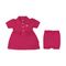 ست پیراهن و شلوارک نوزادی دخترانه آدمک مدل 2171109-88