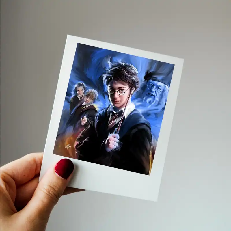 آویز تزیینی طرح هری پاتر مدل P21 مجموعه 4 عددی